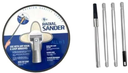 MagiDeal Ponceuse de cloisons sèches manuelle avec outil de ponçage de tige d'extension de 120 cm