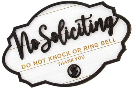 Cartel Prohibido Llamar Al Timbre - Placas Colgantes Para Puerta - Decoración De Madera Para Hogar, Reutilizables Para Bienvenida Y Regalos Para Casa Nueva Y Bodas