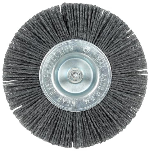Original Einhell Grout Brush Nylon (Joint Cleaner Accessories, Cleaning Width 10 mm, Diameter 110 mm, Suitable for Einhell Cordless Joint Cleaner GE-CC 18/110 Li E-Solo)
