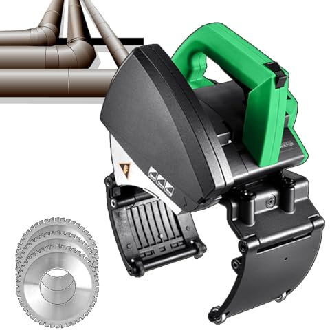 Tagliatubi automatico, velocità regolabile per taglio di precisione, include 3 lame in acciaio inox, ideale per tubi in metallo e acciaio