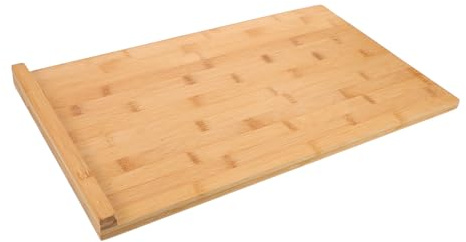 Amosfun Extra Large Cutting Board with Lip for Chopping Kneading Dough and Serving Dishwasher Safe Stove Cover Chopping Block for Vegetables Meat Bread Cheese and Pizza Meal Prep