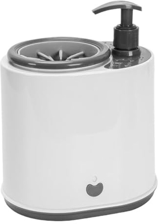 Pulitore automatico delle zampe, pulitore per zampe, portatile, massaggiatore per artigli, pulitori per zampe, a pelo morbido, con contenitore per sapone | per gatti, gattini, artigli sporchi