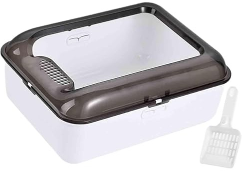 Litter Box for Cats, Open Top Pet Litter Tray, Sturdy Kitten Potty Toilet, Cat Sandbox, Travel-Friendly Pet Supplies