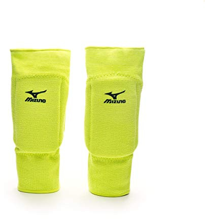 Mizuno Team Kneepads, Color Amarillo Flúor