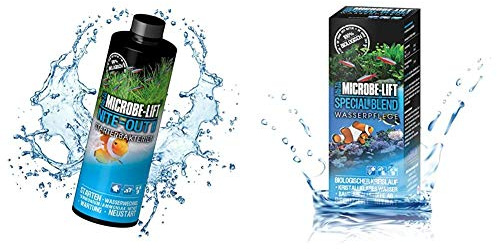 MICROBE-LIFT Nite-Out II – Bakterienstarter für Süß- und Meerwasser Aquarium, 118ml & Special Blend – hochaktive Bakterien, für naturnahes Aquarium, fördert Abbau von Verunreinigungen, 118ml