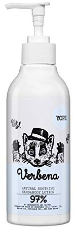 YOPE Lozione Naturale Mani e Corpo Verbena | Idratante Lenitiva Aloe Vera e Burro di Karité | Per Pelle Secca e Sensibile | Vegan e Dermatologicamente Testata | 97% di Ingredienti Naturali | 300 ml