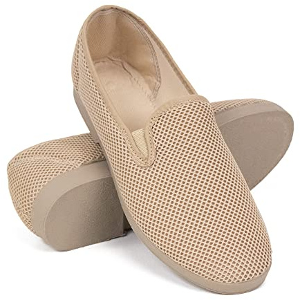 Cozseries Zapatillas de Casa Hombre Verano Primavera, Zapatos Cómodas Rejilla Cuña Punta Cerrada Multicolor, Suela Caucho Talla 39-46 Fabricado en España