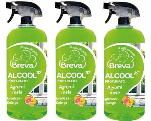 ALCOOL (spray) 70° PROFUMATO AGRUMI - MELA​ 750 ML (3)