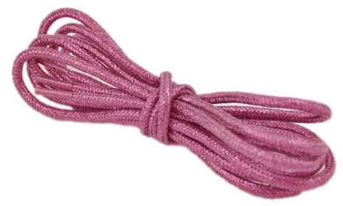 Wambere 1 paio di lacci rotondi lucidi da 4 mm, sottili, resistenti agli strappi, per scarpe da corsa, scarpe sportive, scarpe da corsa, scarpe da uomo, colore bianco, 100 cm