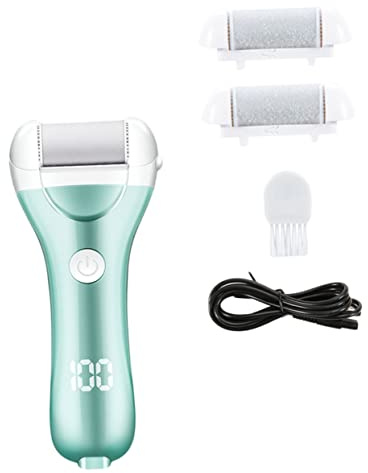 Removedor de Callos Eléctrico para Pies 1200ma Abs | Carga Usb, Eliminación Profesional de Piel Muerta, Uso en Casa para Hombres y Mujeres
