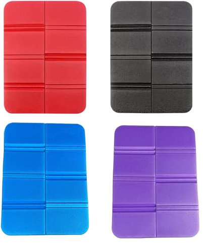 Haodream 4Pcs Outdoor Foldable Thermal Seat Cushions Watertight Seat Pad Insulating for Outdoor Garden Camping Picnics Hikings Thermal Folding Seat Cushions