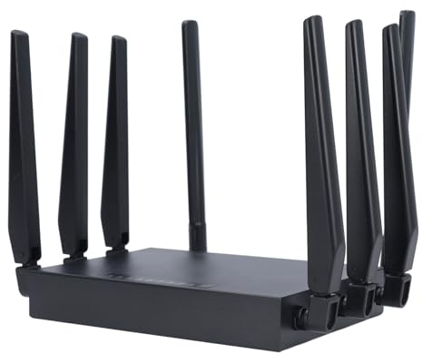 Router Cpe 5g con Ranura para Tarjeta Sim De Doble Banda Router WiFi 5g con Red Gigabit Ethernet Wifi6 De 1000 Mbps Y 8 Antenas para Asia Central Y El Sudeste Asiático
