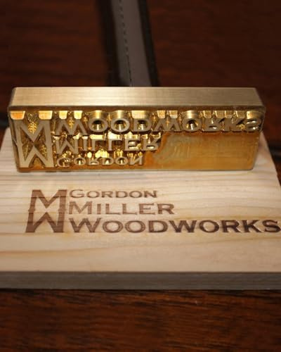 Brandeisen für Holz, individuelles Logo, Holz-Leder-Brandeisen-Stempel für Lebensmittel, BBQ, Hitzestempel inklusive Griff (1 Zoll/2,54 cm)