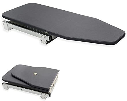 WJFTODAY Tabla de Planchar Plegable con rotación de 180°, Armario extraíble para Guardar o, Tabla de Planchar retráctil extraíble, Armario Deslizante, montado en cajón con Plancha Resistente al Calor