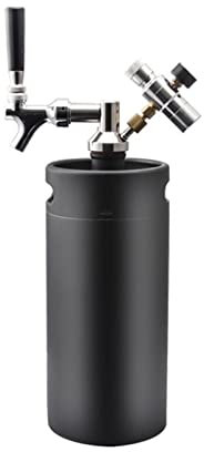 ZRHYRG Accessori per la Birra Dispenser per Mini fusti di Birra da 2 Litri, Caricatore di CO2 gassata per la Produzione di Birra Spillatori per Birra(3.6L)