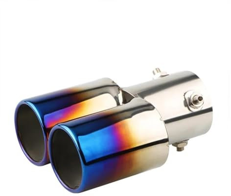 Tubo di scappamento per Auto Tubo Di Scappamento Tubo Scappamento Scarico Generale Cappa Scarico In Acciaio Inossidabile Cilindro Scarico Suono Silenziatore Coda Ricambi Auto Modificati Tubo di Scappa