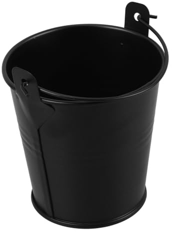 Toyvian Cubo para Barbacoa De Hierro Cubo para Grasa Accesorio para Parrilla para Exteriores Jardín o Picnic