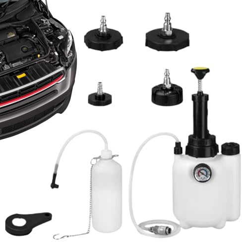 Purgeur de frein, liquide de frein de 3 L, purgeur de pression de changement d'huile, grande compatibilité pour réparation de moteur de véhicule pour les trajets en voyage, le camping, les voyages en