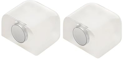 ARFUKA 2 Stück Magnetischer Türstopper Selbstklebender Bodentürstopper Türstopper Boden ohne Bohren Silikon Türhalter Transparent