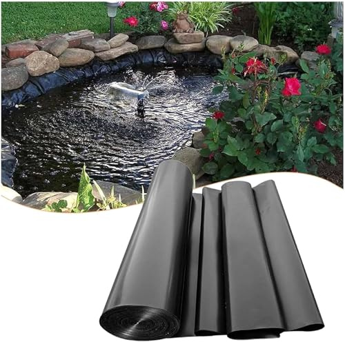 12x15m(39x49ft),Bâche Bassin Extérieur, Bache Bassin 0.2mm Epaisseur, Liner Bassin Jardin pour Bassins D'agrément, Bassin a Poisson, Cascade