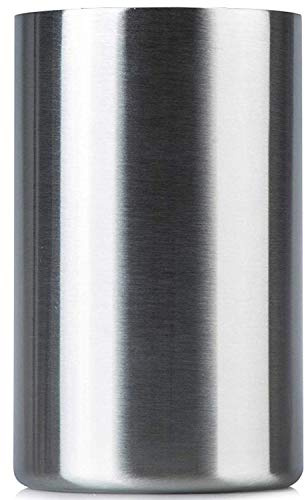 Rinteea Cubeta para Enfriador de Vino Aislada con Aireador de Vino Mantiene el Vino Frío Durante Horas | Enfriador de de Vino de Acero Inoxidable Libre de Sudor/Cubo de Champán