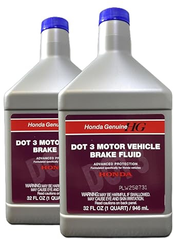 Honda 08798-9108 DOT 3 Motor Vehicle Brake Fluid 32 FL OZ (1 Quart) (2)