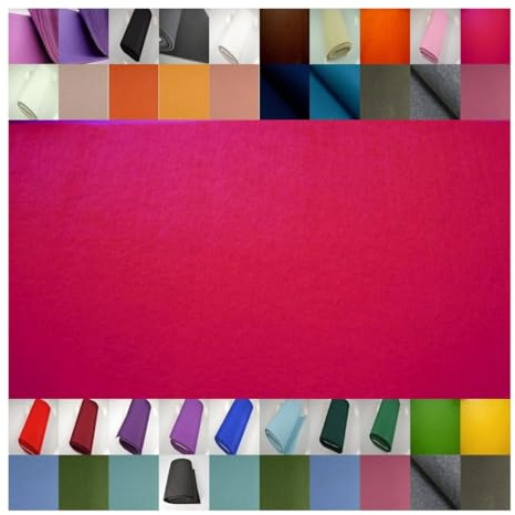 Fabrics-City Pink Bastelfilz Filz Stoff -5mm- für Bastelarbeiten, Dekoration, DIY-Projekte, Kinder, Künstler, Handwerker, kreative Gestaltung, Filzdekoration, Bastelzubehör, 2532
