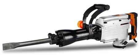 Feider - Marteau-Piqueur Électrique 1700W, 65J, 1900cpm - Outillage Électroportatif pour Travaux de Démolition - Vibrations Réduites - Livré avec 1 Coffret de Rangement BMC et Accessoires - F1765MP