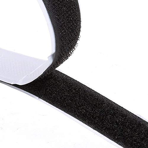 Klettband Selbstklebend Doppelseitig 8mx20mm, Starke, für Fliegengitter DIY | Extra Starke, Klebstark & rückstandsfrei, Vielseitig Schwarz Klettverschluss für Teppiche, Vorhänge, Fliegengitter & DIY