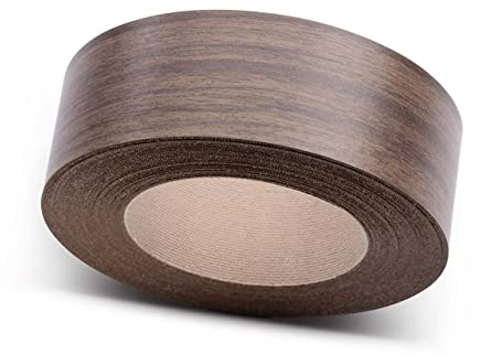 ben+camilla.com Kantenumleimer Nussbaum 30 mm x 25 m zum Aufbügeln für Möbelbauplatten und Regalbretter