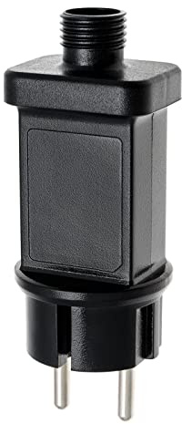 Magie di Natale Transformador opcional de repuesto para luces LED con enchufe europeo IP44 (12 W, 31 V)