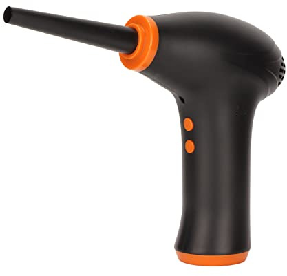 Plumero de Aire Comprimido, Plumero de Aire Eléctrico Inalámbrico de Carga Rápida USB, 7500 MAh 65200 RPM Soplador de Polvo de Mano Ajustable, Plumero de Aire para Inflado de Cama de Aire de Computado
