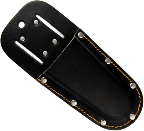 Alpen Tambo 990 Leather Secateur Holster Genuine Leather Attaches to Belt or Pocket, Black