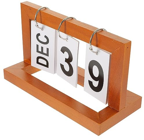 BCOATH Vintage Tischkalender -kalender Für Zuhause Und Büro Kreative Und Praktische Tischdekoration Design Vielseitig Einsetzbar Perfektes