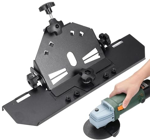 Manual Tile Cutter - Ceramic Tile Cutter | Slider 45 Degree Tile Cutter for Angle Grinder, Easy Glide Glass and Tile Cutter Home Tools for Cutting and Beveling Angle Grinder 115/125mm