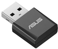ASUS Adaptador Triple BE6500 WiFi 7 Nano USB, Banda de 6 GHz, Compatible con 4096-QAM, Plug and Play, Compatible con Windows® 10 y 11
