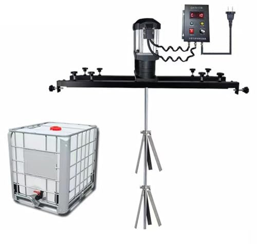 GZPKJ Mezclador De Pintura Eléctrico, Máquina Mezcladora De Pintura, Varilla Agitadora De 90 Cm De Largo, Retráctil De 65 a 125 Cm, Capacidad De Mezcla De 0 a 2000 L, para Líquidos Aceitosos