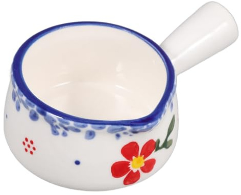 Mini Jarra de Cerámica con Asa para Crema, Café, Leche y Salsa