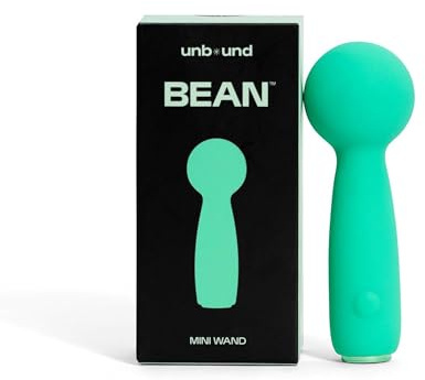 Unbound Bean Vibrator, Mini Personal Vibrator for Women, Pocket Size Powerful Mini Wand, Portable with 3 Speeds and Patterns, USB Rechargeable, Waterproof & Body Safe, Adult Sex Toy for Women