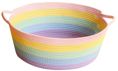 sporful Woven Rope Cat Bed Basket - Wear-Resistant, Breathable Pet Sofa with Scratching Furniture, Comfortable Sleeping Place for Cats- M
