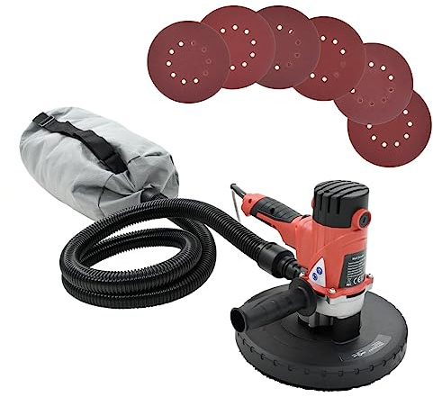 Generico Levigatrice per Cartongesso con Aspiratore 1200 W,Smerigliatrici