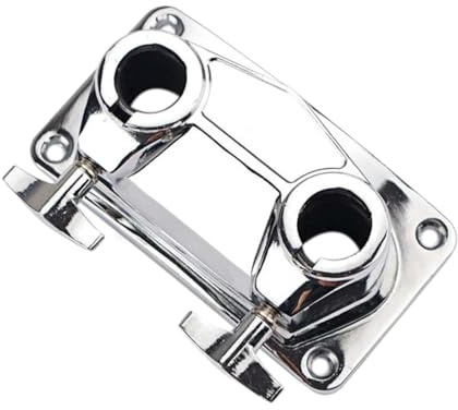 QUXVUIS Soporte eficaz para bombo, tambor, tom, soporte para platillo, accesorio resistente y confiable para músicos, abrazadera para base de platillo tom,