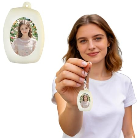 Personalisierter Schlüsselanhänger Dumpling mit eigenem Foto, Squishy Dumpling Toy, Dumpling Squishies Mystery Stressball Fidget Toys Geschenkidee für Männer und Frauen