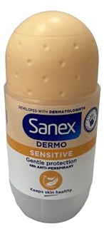 Sanex Women´s “Dermo Sensitive” Deo Roll-on for Sensitive Skin, 50 ml, Pack of 3