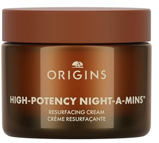 Origins High-Potency Night-A-Mins Resurfacing Face Moisturizer with Jojoba and Squalane | Night Cream, 1.7 Fl Oz