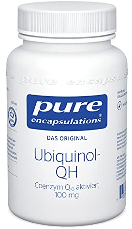 Pure Encapsulations - Ubiquinol-QH 100mg - Hochwertiges Coenzym Q10 für Energie und Zellschutz - 60 Kapseln