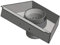 Braciere - Crogiolo in ghisa ORIGINALE CADEL per stufe a pellet cod. 4D24014524061