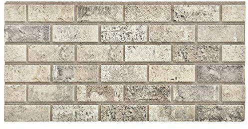 vidaXL 11x 3D Wall Panels with Sand Brick Design Decorative Wall Paper Cover Panel Cladding Tile Living Room Bedroom Interior Home EPS