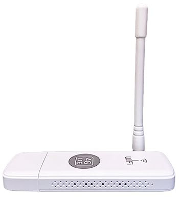 iFutniew 1 Stück U6 4G WiFi Dongle Unterstützung Externer Antennenanschluss 150M USB LTE Mobiler Hotspot mit 1 Antenne