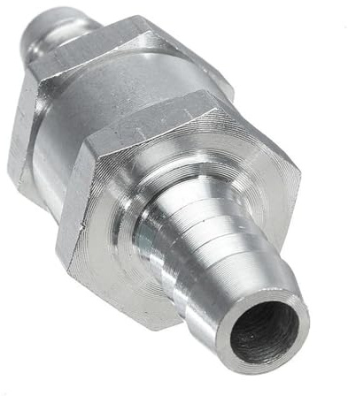 Kixolazr Clapet anti-retour pour carburants, 6/8/10/12 voies - En alliage d'aluminium anti-retour pour automobiles, bateaux, motos